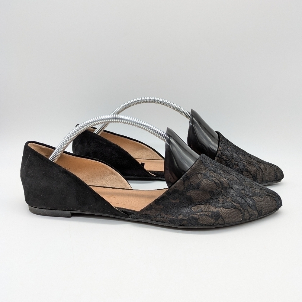 Torrid Black Lace D'Orsay Flats